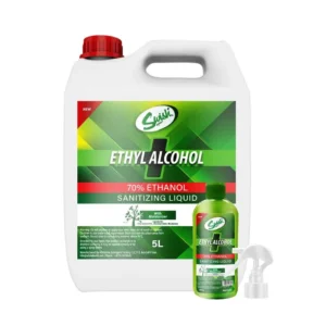 Ethyl Alcohol 70% Hand Sanitizer Liquid, Mild Exotic Cherry Blossom Fragrances 5L