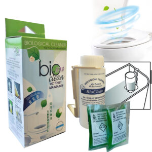 Bioclean Automatic Toilet & Drain Cleaner – Refillable, Septic Safe