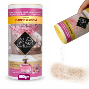 Bliss Fresh Carpet Deodorizer Powder & Room Freshener, Cherry Blossom 500g