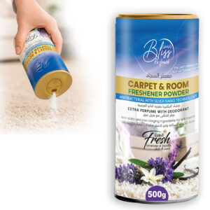 Bliss Fresh Carpet Deodorizer Powder & Room Freshener, Lavender 500g