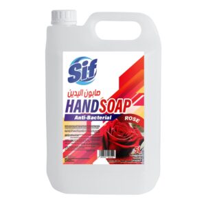 Sif Hand Wash Liquid, Rose Hand Soap, 5 Liter