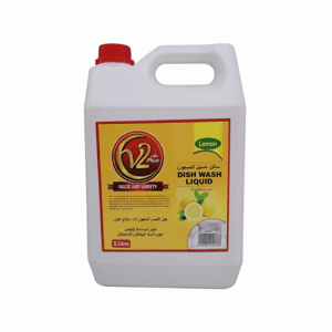 V2 Dishwash Liquid Lemon 5 Liter