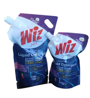 Wiz Liquid Laundry Detergent, Active Fabric Care - 1 Lt + 500ml