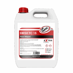 Swish FC 15 Floor Stripper, Highly Concentrated, 5 Liter